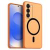 Магнитный железный кольцевой чехол для телефона TECNO SPARK 40 Pro+ Матовый мягкий ТПУ Ударопрочный чехол