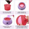 400Ml Wax Warmer Heat-Resisting Replacement Silicone Bowls Hair Removal Wax Non-Stick Pan Easy To Clean Hair Removal Beauty Tool