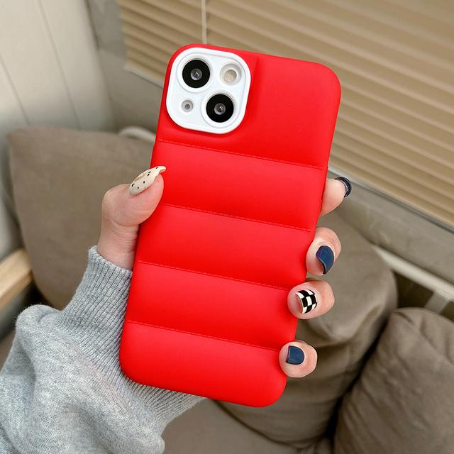 Модный чехол-пуховик для телефона Iphone 14 13 Pro Max 13 Mini 11 12 Xs Max Xr X 7 8 14 Plus, чехол из ТПУ