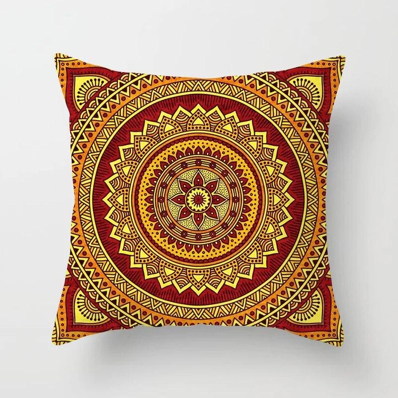 Multi-Printing Sofa Pillow Covers Bedroom Home Decor Car Office  Mandala Pattern Cushion