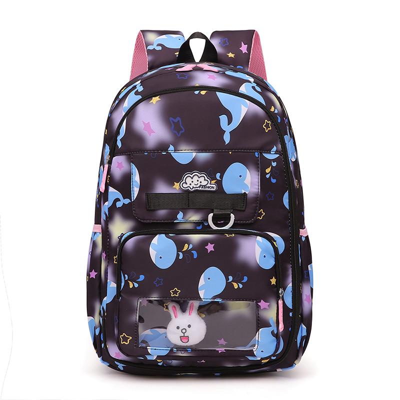 Student Schoolbag Women's Cartoon Backpack Large Capacity Children's Schoolbag