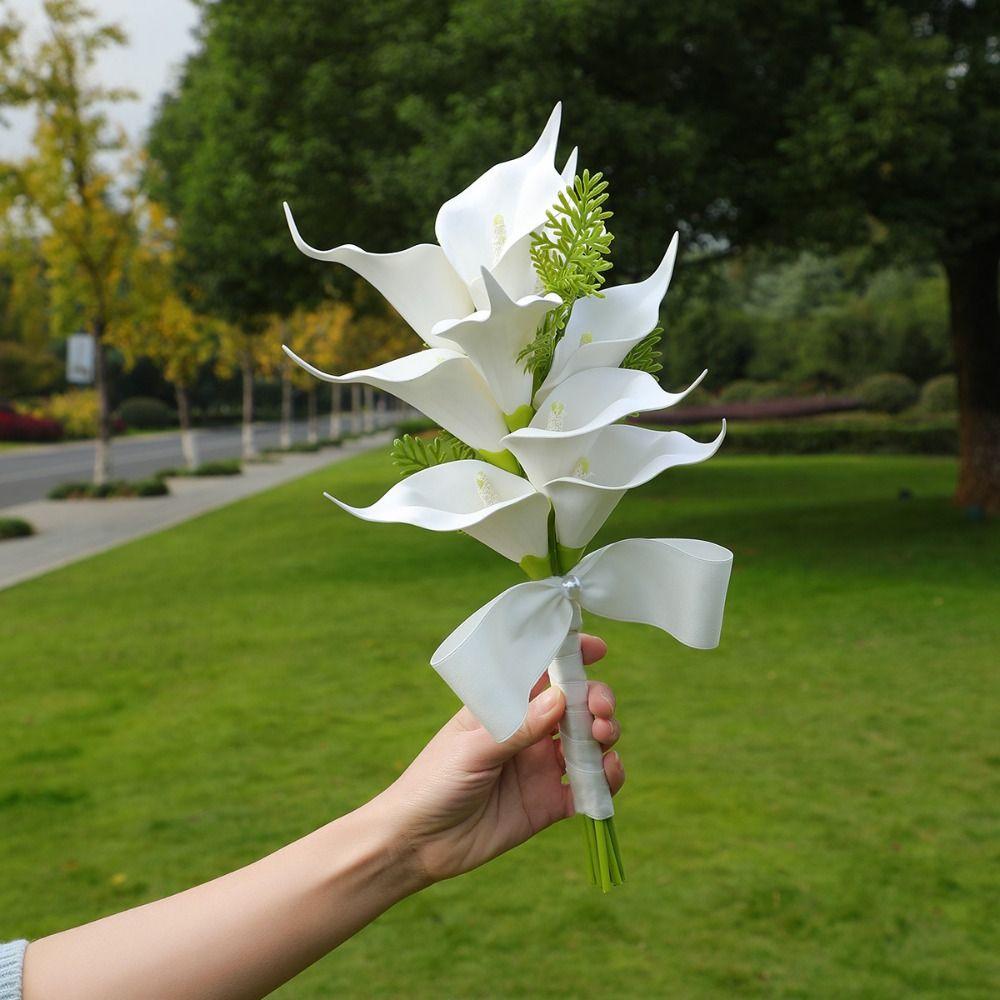Handheld Bridal Bouquet Elegant Wedding Hold Flower Artificial Flower Wedding Ceremony