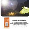 Portable LED Salt Water Emergency Lamp 50LM Eco Friendly Waterproof Energy Saving Lantern for Outdoor Adventures