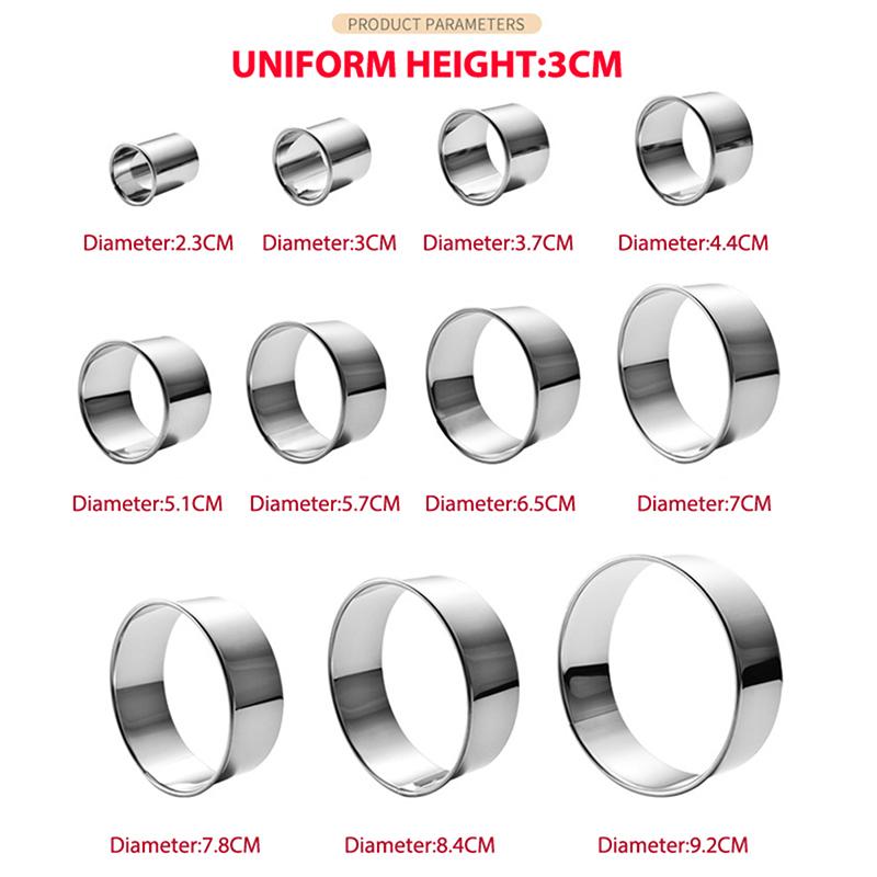 11шт круглые формочки для печенья, круглые формочки для выпечки, кольцевая форма для выпечки