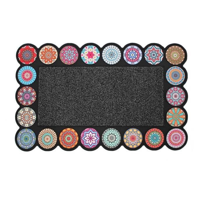 Tapis rectangulaire - L 75 x 45 cm - PVC - Rosa Color