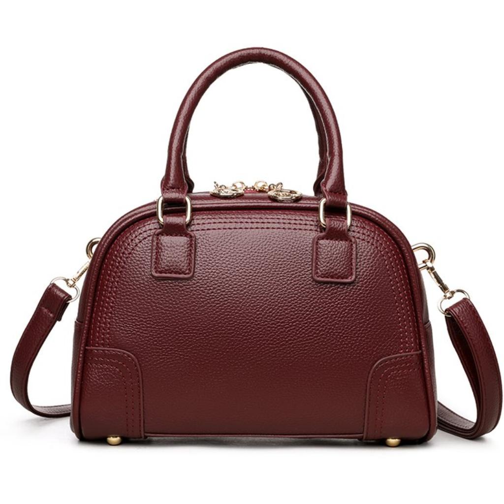 Shoulder Bag Women Faux leather Detachable Strap Daily Casual