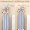 Ironing Board Holder Wall Mount Iron Holder Over The Door Ironing Board Hanger for T And Y Shaped Leg Boards Laundry Room Organization And Storage