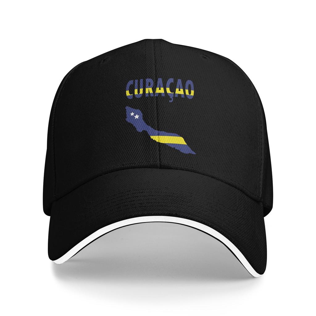 Curacao Football Cup Baseball Caps Hip Hop Sandwich Caps Unisex Women Adjustable Sun Hat Activities