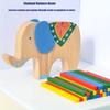 Wooden Elephant Balance Beam Toy To Train Children's Hand Eye Coordination And Concentration, Give Children Birthday And Christmas Gifts
