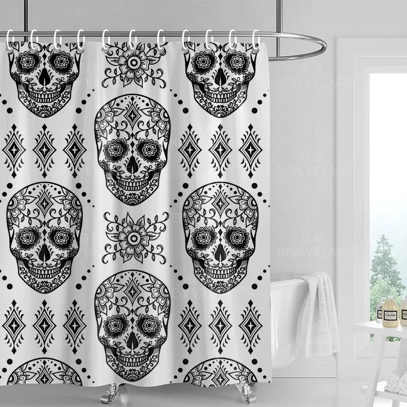 Rideaux De Douche À Absorption D'Eau, Tissu Impermable, Style Nordique Moderne,, Pour La Maison Et La Salle De Bain
