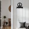 1 шт. Рекламная вешалка для ключей Peace Key Rack, маленькая, шириной 6 дюймов, вешалка для украшения прихожей, настенный держатель для ключей для дома, настенный крючок