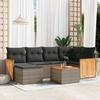 VidaXL Garden Lounge Set with Cushions 7 Pcs, Patio Sofas, Patio Furniture Set, Outdoor Furniture, Grey 3227866