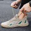 Модная мужская обувь, летняя дышащая сетчатая повседневная спортивная обувь, модные вязаные кроссовки на шнуровке, мягкие кроссовки Zapatillas Hombre