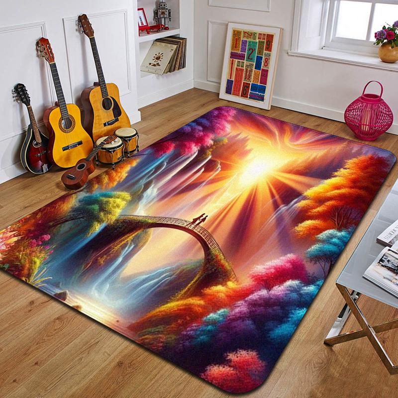 Ковер с принтом C-Clouds Модный коврик для йоги Нескользящий ковер Украшение спальни Уличный ковер Спальня Подарок на день рождения