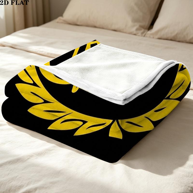 Elfsborg Print Flannel Blanket, High quality Comfortable for All Seasons, Home Decor, Warmth and Comfort, Perfect for Christmas Gifts