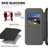 For Google Pixel 9a Magnetic Case RFID Blocking Card Holder Leather Phone Cover