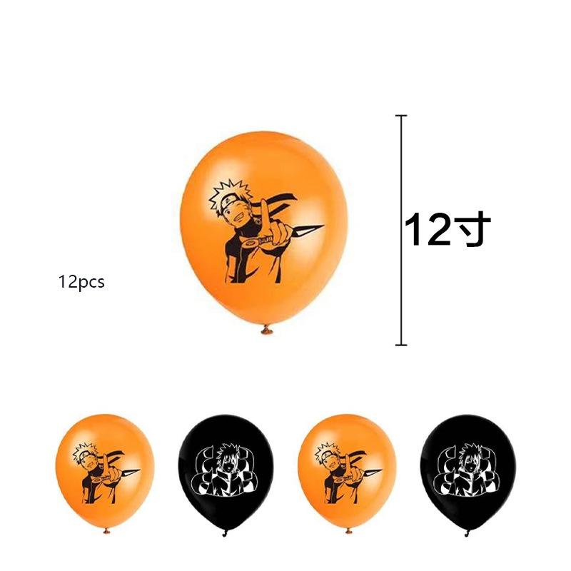 Набор принадлежностей для тематической вечеринки ниндзя Наруто для детей и взрослых. Идеально подходит для дней рождений и семейных развлечений.