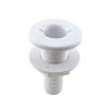 Marine Boat Abs Plastic Thru Hull Fitting Connector For 5/8, 3/4, 1 Inch Hose Boat Drain Bilge Pump Plumbing Fittings