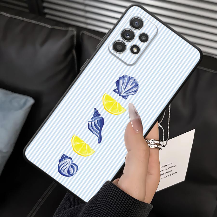 Чехол для Samsung Galaxy A03 A05 A01 A02 A06 Note 20 Ultra 9 10 A50 A70 A10 A20 A30 A40 A04 Мягкая задняя крышка телефона Морские животные