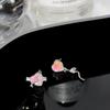 Pinkdudu Модные лазерные цветные асимметричные серьги-капли «Любовь», романтические роскошные серьги в форме сердца для женщин, ювелирные изделия PD1460