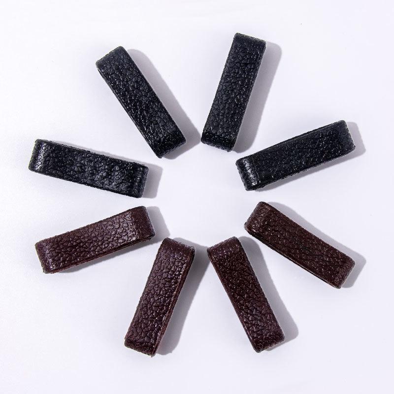 Men's Cowhide Leather Belt with Buckle Loop and Tail End Fixing Ring