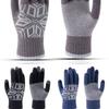 Winter Warm Men's Gloves Fleece Thickened Thread Knitted Star Anise Riding Full Finger Gloves Riding Knitted Gloves