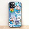 BW-21 Doremon Soft Black Case for iPhone XR 14 15 11 12 13 6 7 8 X XS Pro Max Samsung S22 S23 S21 S24 FE Ultra S8 Plus