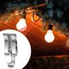 30Pcs Christmas Light Clips Metal Gutter Hooks Strong Load-bearing Weatherproof Outdoor Xmas Hangers Lighting Gutter Clips
