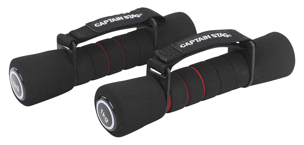 CAPTAIN STAG Гантель для бега Vit Fit 1,0 кг×2 UR-0847 135×50×60 мм