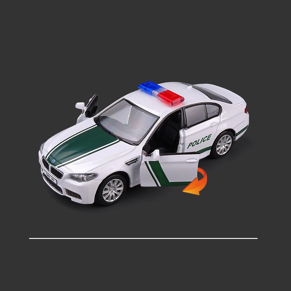 1/36 масштаб Aston Martin Vantage, модель полицейской машины, литой игрушечный автомобиль, игрушки для детей