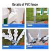 Outdoor PVC Steel Fence Barrier Wall for Community Safety and Road Isolation