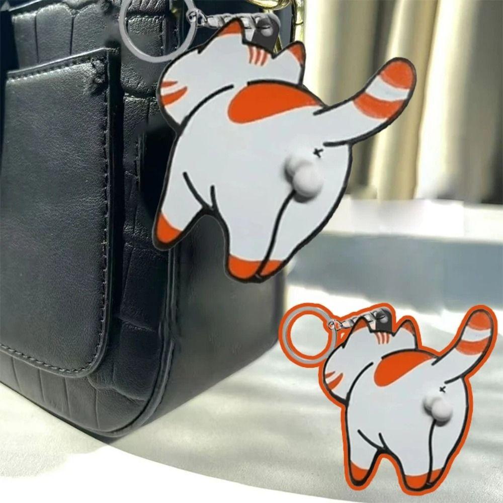 Rotatable Pull Play Egg Dog Keychain Pull Play Jewelry Keychain  Girl Boy Gift