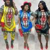 Женское платье Ramidos Dashiki с коротким рукавом и принтом, модное сексуальное платье