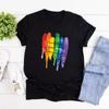 LGBT T-Shirt Gay Pride T Shirt Rainbow Gay Lesbian Tshirts Love Wins Tee Women Short Sleeve T-shirt Streetwear Tops LGBT Gift