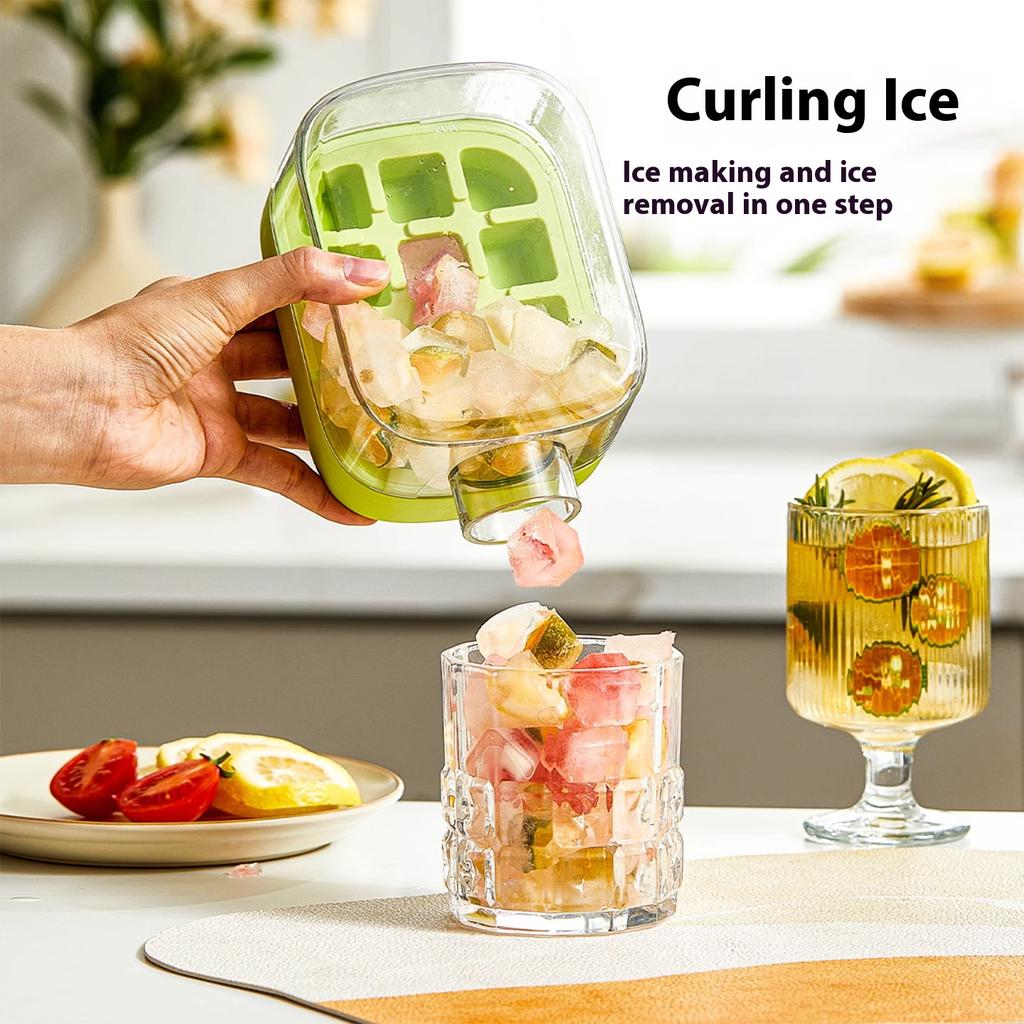 Gianxi Форма для льда Ледяная сетка Бутылка для воды Бытовая Пищевой класс Прессованный лед Коробка для хранения Артефакт для льда