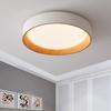 Nordic Wabi-Sabi Wood Grain LED Ceiling Lamp for Bedroom and Living Room