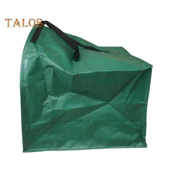 Leaf Collection Bag with Reinforced Carry Handle Large Capacity Garden Leaf Bag Portable Easy Assembly Dustpan Leaves Debris Collector for Lawn Care