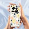 For Xiaomi 15 Ultra Case Colorful Floral Blue Leaves Pattern Printing Straight Edge TPU Phone Back Cover
