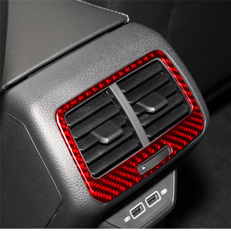 Автомобильные аксессуары для Volkswagen VW Golf 7 GTI MK7 2014-стайлинг автомобиля, внутренние красные наклейки из углеродного волокна