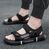 For Fashion and Leisure Open-toe Breathable Beach Velcro Foreign Trade Men's Drag Cool Beach Shoes Wholesale
