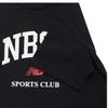New Balance Футболка Half Club Nbned32743 Bk Nbsc с большой графикой, унисекс, с коротким рукавом