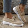 2025 New Women Shoes Fashionable Versatile Flats Casual Shallow Slip-on Lazy Loafers Comfortable Outdoor Sneakers Women