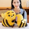 Cartoon Bee Plush Toy Plush Doll Bee Animal Plushie Funny Stuffed Bee Doll  Room Decor