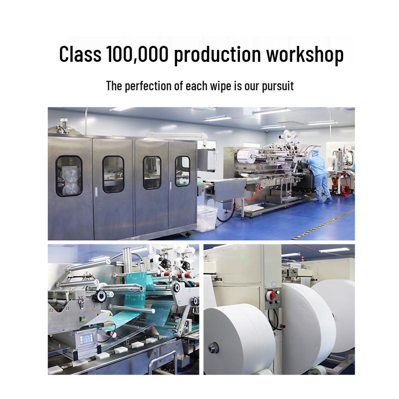 Большая упаковка 80 влажных салфеток для детей - для очищения рук и лица с чистой водой