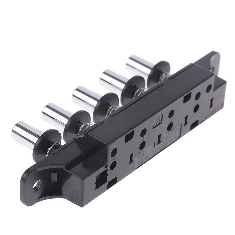 Пятипозиционный вставной кнопочный переключатель для вытяжки, пятипозиционный серебристый переключатель