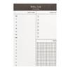 Daily Weekly Planner Agenda Notebook Tearable Memo To Do List Habit Schedules