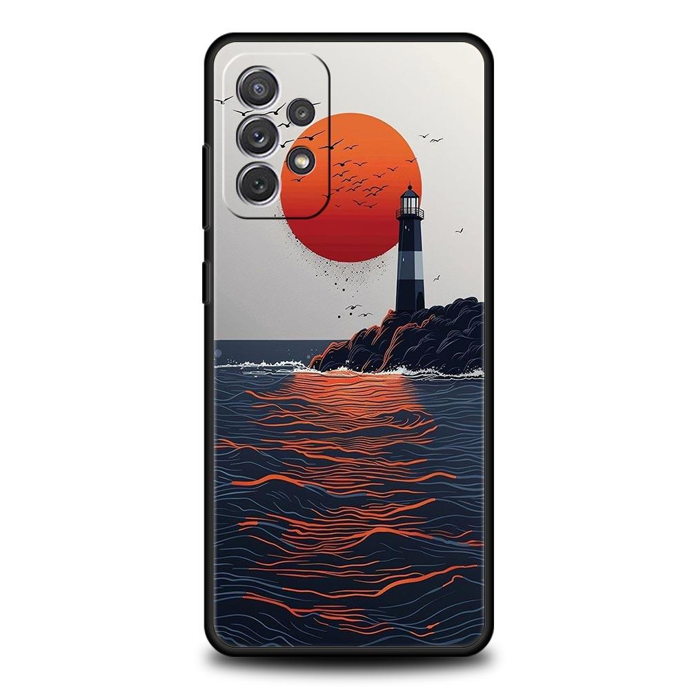 Чехол-накладка "Горный рассвет" для Samsung A57 A37 A51 A71 A21S A17 A11 A15 A25 A41 A23 A33 A53 A73 A07 A05S A13 A35 A55 5G