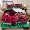 Ronaldo Legend Football Glory Threepiece Set Without Core 1 Duvet Cover 2 Pillowcase Without Core Bedding Set Soft And Comfortable