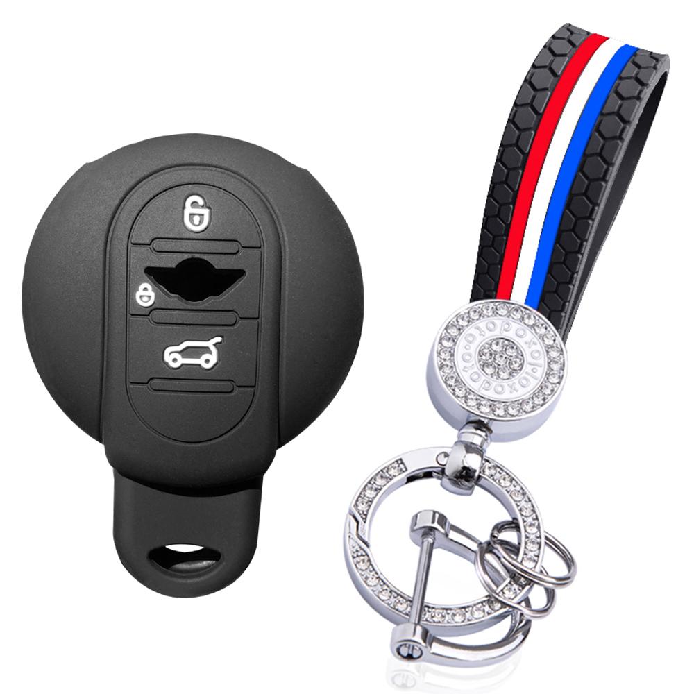 Чехол для ключа-брелока для автомобиля для MINI Cooper F54 F55 F56 F60 One D S JCW Clubman Countryman Защитный держатель
