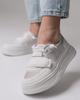 Summer Sneakers with Mesh Prima d'Arte 6176 36 White Leather